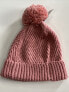 adidas women's Twilight 4 Ballie Knit Pom Beanie Wonder Mauve Pink New