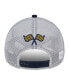 Фото #2 товара Men's Navy Indiana Pacers 2024 NBA All-Star Game A-Frame 9FORTY Trucker Hat