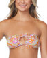 ფოტო #3 პროდუქტის Juniors' Lanakai Printed Halter Bikini Top