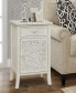 Фото #5 товара Gallerie Decor Antiqued Carved Side Table