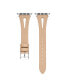 Фото #1 товара Sage Beige Genuine Leather Band for Apple, 38mm-40mm