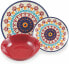 Villa d'Este Home Tivoli 5901293 Shiraz Deck 18 Pieces Porcelain and Stoneware