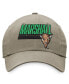 Фото #2 товара Men's Khaki Marshall Thundering Herd Slice Adjustable Hat