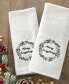 Фото #2 товара Merry Everything Cotton 2 Piece Hand Towel Set