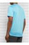 Фото #3 товара Running Miler Breathe Dri-FIT T-Shirt Light Blue Erkek Spor Tişört