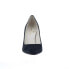 Фото #3 товара Bruno Magli Telma BW2TELA1 Womens Black Suede Slip On Pumps Heels Shoes 6.5