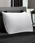 Фото #1 товара Soft Plush 100% Cotton Quilted Chevron Gel Fiber Stomach Sleeper Pillow - Queen