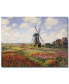 Claude Monet 'Tulip Fields in Holland, 1886' Canvas Art - 19" x 14"