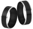 Фото #2 товара Steel black ring with silver rim
