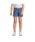 ფოტო #9 პროდუქტის Girls Ruffle Hem Chambray Pull On Shorts