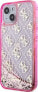 Guess Etui Guess GUHCP14SLC4PSGP Apple iPhone 14 różowy/pink hardcase Liquid Glitter 4G Transculent