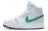 Jordan Air Jordan 1 Mid SE "Nike Hoops" 东契奇PE 中帮 复古篮球鞋 男款 紫绿