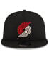 Фото #3 товара Men's Black Portland Trail Blazers 2023/24 City Edition Alternate 9FIFTY Snapback Adjustable Hat