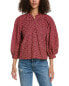 Фото #1 товара The Great The Boutonniere Top Women's Red 3