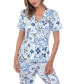 Фото #3 товара Пижама White Mark Tropical Short Pajama