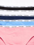 Фото #2 товара Calvin Klein 257069 Women's Stretch Logo Bikini 5-Pack Underwear Size XL