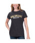 Фото #1 товара Women's Heathered Black New Orleans Saints Main Game T-shirt