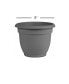 AP08908 Ariana Planter with Self-Watering Disk, Charcoal - 8 inches