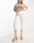 Фото #1 товара Simply Be cropped denim skinny jeggings in white