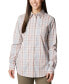Фото #1 товара Women's Anytime Patterned Long-Sleeve Shirt