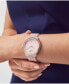 ფოტო #5 პროდუქტის Women's Bold Verso Swiss Quartz Blush Ceramic Bracelet Watch 39mm