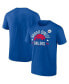 ფოტო #2 პროდუქტის Men's Royal Philadelphia 76ers Broad Street Ballers Hometown Collection T-shirt