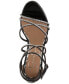 Фото #4 товара Women's Jaeya Strappy Rhinestone High-Heel Dress Sandals