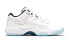 Фото #3 товара Jordan Air Jordan 11 Retro Low "Legend Blue" 传奇蓝 低帮 复古篮球鞋 GS 白蓝 / Кроссовки Jordan Air Jordan 528896-117