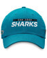 ფოტო #3 პროდუქტის Men's Teal San Jose Sharks Authentic Pro Rink Adjustable Hat