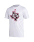 ფოტო #3 პროდუქტის Men's White Texas A&M Aggies Pregame AEROREADY T-shirt