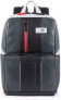 Фото #1 товара Мужской повседневный городской рюкзак кожаный черный Piquadro Urban backpack for 14" laptop with front LEDs