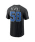 Фото #2 товара Men's Penei Sewell Black Detroit Lions Name Number T-Shirt