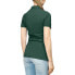 Page & Tuttle Solid Jersey Short Sleeve Polo Shirt Womens Green Casual P39919-HT