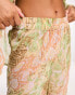 Фото #4 товара Vero Moda beach trouser co-ord in pastel snake print