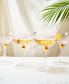 Фото #5 товара Pallo Tinted Glass Crystal Champagne Saucer, 9 oz Set of 4