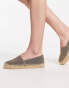 South Beach – Espadrilles in Metallic-Gold