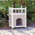 TRIXIE Balcony Cat House 45 × 65 × 45 cm Серо-белый - фото #4