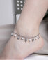 Фото #2 товара Beautiful steel leg chain with pendants Kiss 14171T01000