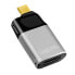 Фото #2 товара Компьютерный аксессуар LogiLink Адаптер USB 3.2 Gen2 Type-C HDMI-A+USB-C 4K PD черный/серый