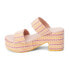 BEACH by Matisse Ocean Ave Platform Womens Beige, Orange, Pink Casual Sandals O