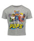 ფოტო #4 პროდუქტის Toddler Boys Paw Patrol Chase Marshall 3 Pack Short Sleeve Tees Toddler|Child