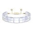 Swarovski Damen Armband Letra Stern, Weiß, Goldfarbe 5615862