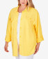 ფოტო #5 პროდუქტის Plus Size Button Front Shirt Collar Textured Knit Jacket with Pockets