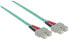 Фото #9 товара Intellinet Fiber Optic Patch Cable - OM3 - SC/SC - 1m - Aqua - Duplex - Multimode - 50/125 µm - LSZH - Fibre - Lifetime Warranty - Polybag - 1 m - OM3 - SC - SC