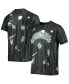 ფოტო #3 პროდუქტის Men's Black Brooklyn Nets Striped Splatter T-shirt