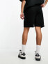 Фото #5 товара Karl Kani college signature co-ord heavyweight jersey shorts in black