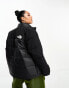 The North Face Plus Himalayan insulated puffer jacket in black