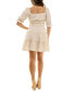 ფოტო #4 პროდუქტის Juniors' Tiered Fit & Flare Dress