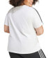 Plus Size Essentials Slim 3-Stripes T-Shirt