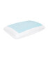 Фото #2 товара Cool Comfort Hydraluxe Standard Pillow, Gel & Custom Contour Open Cell Memory Foam